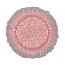 Тарелка подстановочная "Эмель" розового цвета